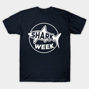 SHARK week / Black and White version #2 T-Shirt